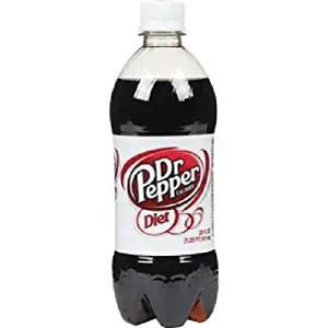 Dr. Pepper Diet Soda, 20 Ounce (24 Bottles)