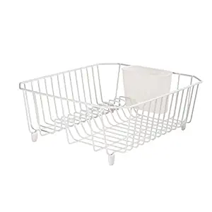 Rubbermaid 6032ARWHT Large White Dish Drainer