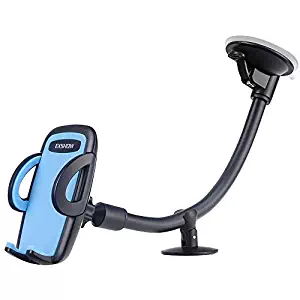 EXSHOW Car Mount,Universal Windshield Dashboard 8.5 inch Long Arm Car Phone Mount for iPhone Xs Max/X/8/7/6S Plus/5S/5, Samsung Galaxy S6 S5, Nexus 5X/6P, LG, HTC and All Smartphones 3.5-6 inch(Blue)
