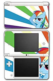 My Little Pony Friendship is Magic MLP Rainbow Dash Video Game Vinyl Decal Skin Sticker Cover for Nintendo DSi XL System
