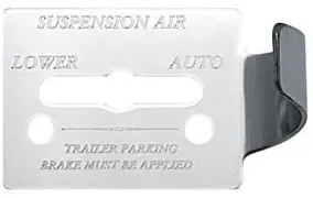 Freightliner Chrome Suspension Air Switch Guard