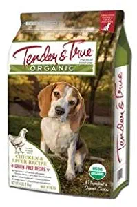 Tender & True Dog Food Organic Chicken & Liver Dry Dog Food