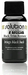 Solution Finish Black Plastic & Vinyl Plastic Trim Restorer - Car and Truck Polish - 1 oz.