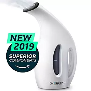 Steamer for Clothes [2019] 220ml 7-in-1 Powerful Multi Use: Clothes Fabric Portable Wrinkle Remover-Clean-Sterilize-Sanitize-Refresh-Treat-Defrost Garment/Home/Kitchen/Bathroom/Car/Travel