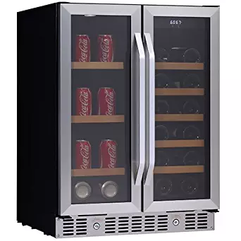 24 Inch Built-In Wine and Beverage Cooler with Fre