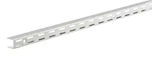 Rubbermaid 3q73-00-wht Track Upright, Steel, White, 40", 25"l (Pack of 10)