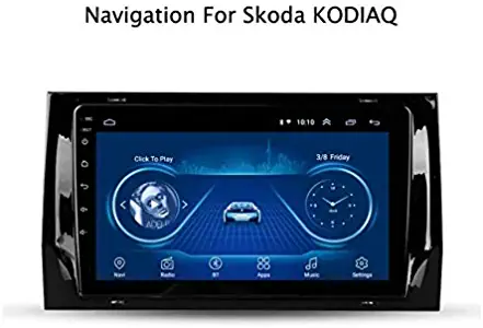 Hahaiyu in Dash Car Stereo 10 Inch Android 7.1 MP5 Player for Skoda Kodiaq (2016-2018),GPS Radio 2.5D Curved Edge Touch Screen,WiFi,BT,Mirror Link