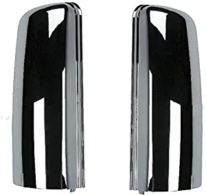 Chrome Door Mirror Cover Set Pair for 2008-2017 Freightliner Cascadia Truck (TR038-L TR038-R)