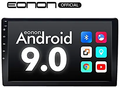 2020 Car Stereo,Double Din Car Stereo, Eonon Car Radio 10.1 Inch Android 9.0 Car Stereo Support Apple Carplay/Android Auto/WiFi/Fast Boot/DVR/Backup Camera/OBD2-(NO DVD/CD)-GA2178…