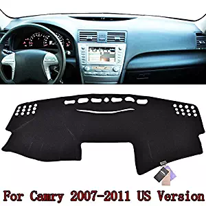 XUKEY Dashboard Cover for Toyota Camry 2007-2011 Dash Cover Mat