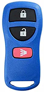 KeylessOption Keyless Entry Remote Control Car Key Fob Replacement for KBRASTU15, CWTWB1U733-Blue