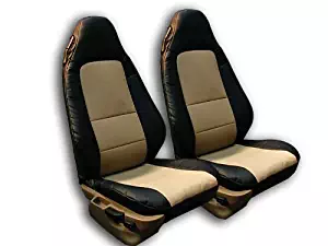Iggee BMW Z3 (Not M Series) Black/Beige Artificial leather Custom fit Front seat cover