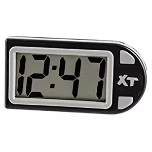 Custom Accessories 25211 Plastic Easel Stand Digital Clock, Black
