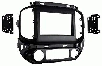 Carxtc Double Din Install Car Stereo Dash Kit for a Aftermarket Radio Fits 2015-2018 Chevy Colorado Trim Bezel is Painted Gunmetal Gray
