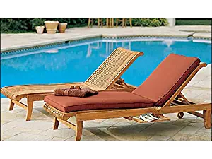 WholesaleTeak New Grade A Teak Multi Position Sun Chaise Lounger Steamer with slide out Tray - Furniture only - Giva Collection #WHCHGV