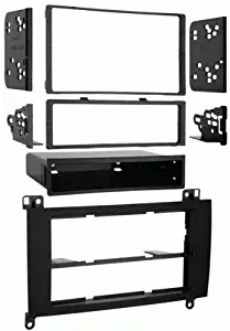 Carxtc Double or Single Din Install Car Stereo Dash Kit for a Aftermarket Radio Fits 2014-2018 Freightliner Sprinter Trim Bezel is Black