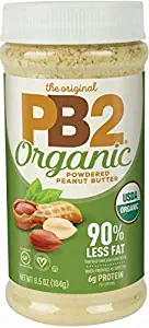 PB2 6.5 oz Organic Powdered Peanut Butter - USDA Organic Certified, Non-GMO Project Verified, Gluten-Free