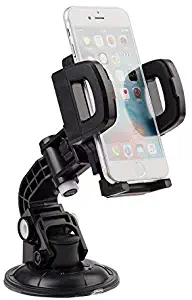 Insten Universal Dashboard Car Mount Holder for Cell Phones with Quick Lock and Release, Black
