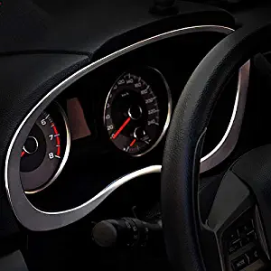 Interior Front Dashboard Edge Frame Trim Cover for Subaru XV Crosstrek 2012-2017