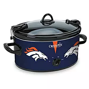 Official NFL Crock-pot Cook & Carry 6 Quart Slow Cooker - Denver Broncos