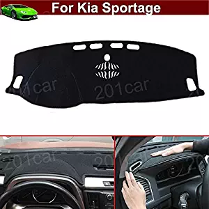 New 1pcs Black Premium DashMat Dash Carpet Original Dash Covers Dashboard Cover Custom Fit For Kia Sportage 2011 2012 2013 2014 2015