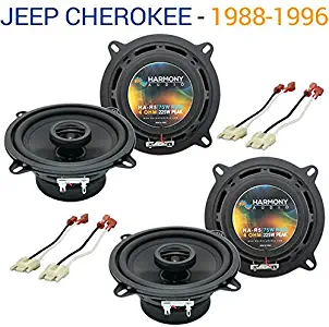 Compatible with Jeep Cherokee 1988-1996 Factory Speaker Replacement Harmony (2) R5 Package New