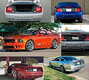 EXTERIOR REAR BUMPER LETTERS EMBLEM INSERTS INDENTATION TAILGATE LOGO SET FOR 2005 2006 2007 2008 2009 FORD MUSTANG SALEEN