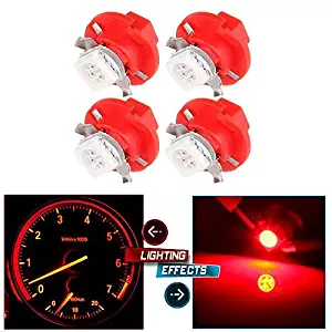 cciyu T5 B8.4D LED Light Bulbs Climate Control Light 5050 LED Bulbs Dash Auto Dash Gauge Instrument Panel Light Bulb Indicator Light