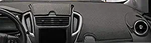 TMB Custom Fit Soft Poly Fiber Dashboard Cover for Honda (CR-V 2017-19, Charcoal)