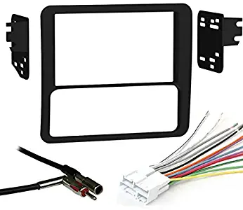 Metra 95-3027 Double DIN Dash Kit with Harness + Antenna Combo for Select Chevy/GMC/Isuzu Small Trucks/SUVs 1998-2002