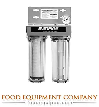 Everpure EV979782 SC10-11 Water Filtration System twin head for steamer & combi-