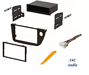 ASC Audio Car Stereo Dash Install Kit and Wire Harness for Installing an Aftermarket Radio for 2002 2003 2004 2005 2006 Acura RSX