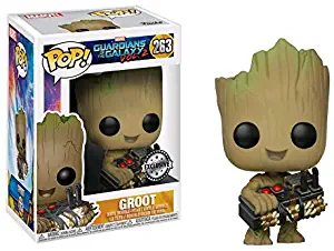 Funko Pop Guardians of the Galaxy: Groot with Bomb Collectible Figure, Multicolor