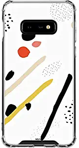 Skinit Clear Phone Case for Galaxy S10e - Officially Licensed Skinit Originally Designed Dots and Dashes Design