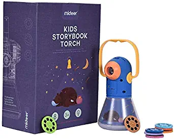 HolidayLife Storybook Projector, Multifunctional Kids Storybook Lights Torch Toy Set, Educational Toy for Kids