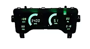 Intellitronix Corp. 1997-2006 Jeep TJ LED Digital Dash Replacement Panel (Green)