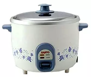 Sanyo 5-Cup Rice Cooker & Vegetable Steamer for 220 Volt Countries (Not for USA Use)