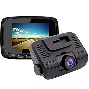 E-ACE Dash Cam 2’’ IPS Screen 1080P FHD Car Video Recorder 140 Degree Wide Angle Lens Discreet Design Dashboard Camera with G-Sensor, Loop Recording, Parking Monitor,Motion Detection