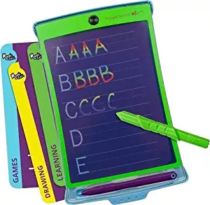 Boogie Board Deluxe Magic Sketch - Color LCD Writing Tablet + 4 Different Stylus and 18 Stencils for Drawing, Writing Tracing eWriter Ages 3+