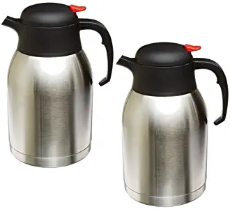 2 Pack Double Wall Stainless Vacuum Insulated Carafe