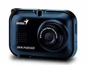 Genius DVR-FHD568 Vehicle Dash Cam with 2.4-Inch LCD (Black)