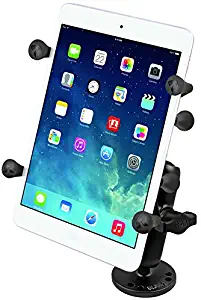 RAM MOUNTS (RAM-B-138-UN8U Flat Surface Mount with Universal X-Grip Ii Holder for 7" Tablets Including The Ipad Mini 1-3