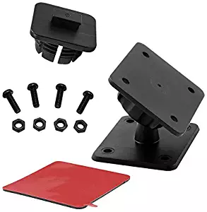 ARKON Satellite Radio Mount with Drill Base for Sirius XM Onyx Plus StarMate Sirius XM Lynx Sirius Dock and Play Satellite Radio