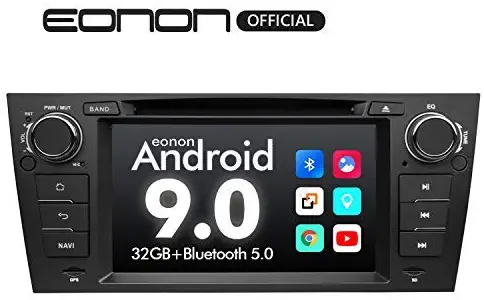 Car Stereo Android Radio Eonon 7 Inch Android 9.0 Car Radio Applicable to BMW 3 Series GPS Navigation for Car Support Carplay Android Auto/Bluetooth 5.0/WiFi/Fast Boot/DVR/Backup Camera/OBDII-GA9365