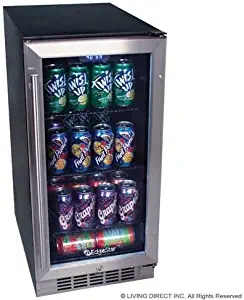 New EdgeStar 84 Soda Can Built In Beverage Cooler Refrigerator