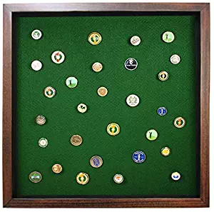 Golf Ball Marker Display with Acrylic Cover