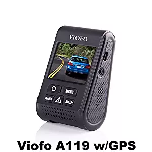 Viofo A119 1440P 30fps Car Dash Camera (V2 Model) With GPS Mount + 90 Degree miniUSB Adapter