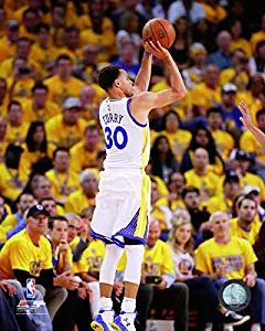 NBA Stephen Curry Golden State Warriors 2015 Playoff Action Photo