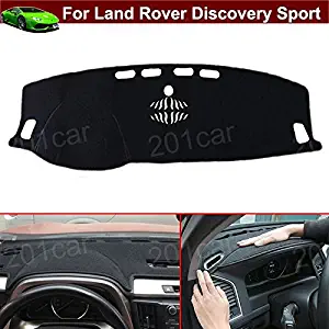 Tiantian New 1pcs Black Premium DashMat Dash Carpet Original Dash Covers Dashboard Cover Custom Fit for Land Rover Discovery Sport 2015 2016 2017 2018 2019