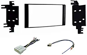 Car Stereo Install Dash Kit, Wire Harness, and Antenna Adapter for Installing a Double Din Aftermarket Radio for Some 2013-2018 Nissan Juke/NV200/Chevy City Express- Compatible Vehicles Listed Below
